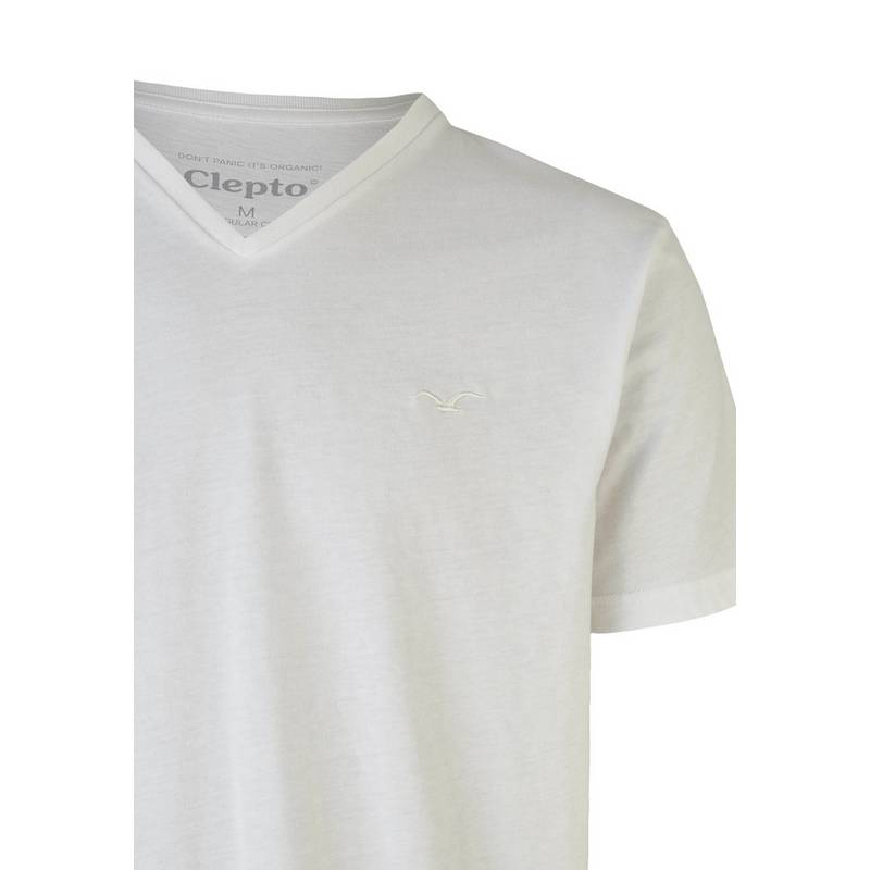 Cleptomanicx Ligull Regular V T-Shirt Herren