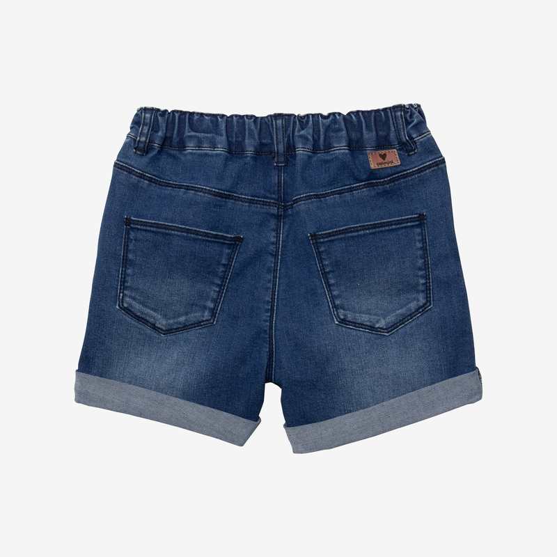 Short en jean fille brodé bleu Catimini