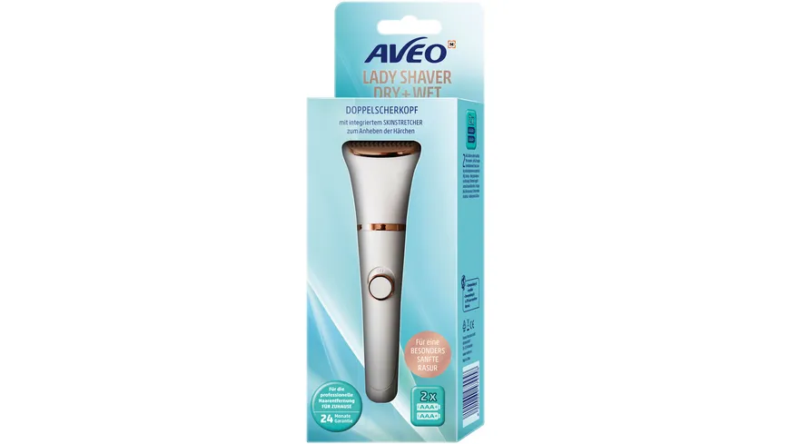 AVEO Ladyshaver Dry + Wet Rosegold