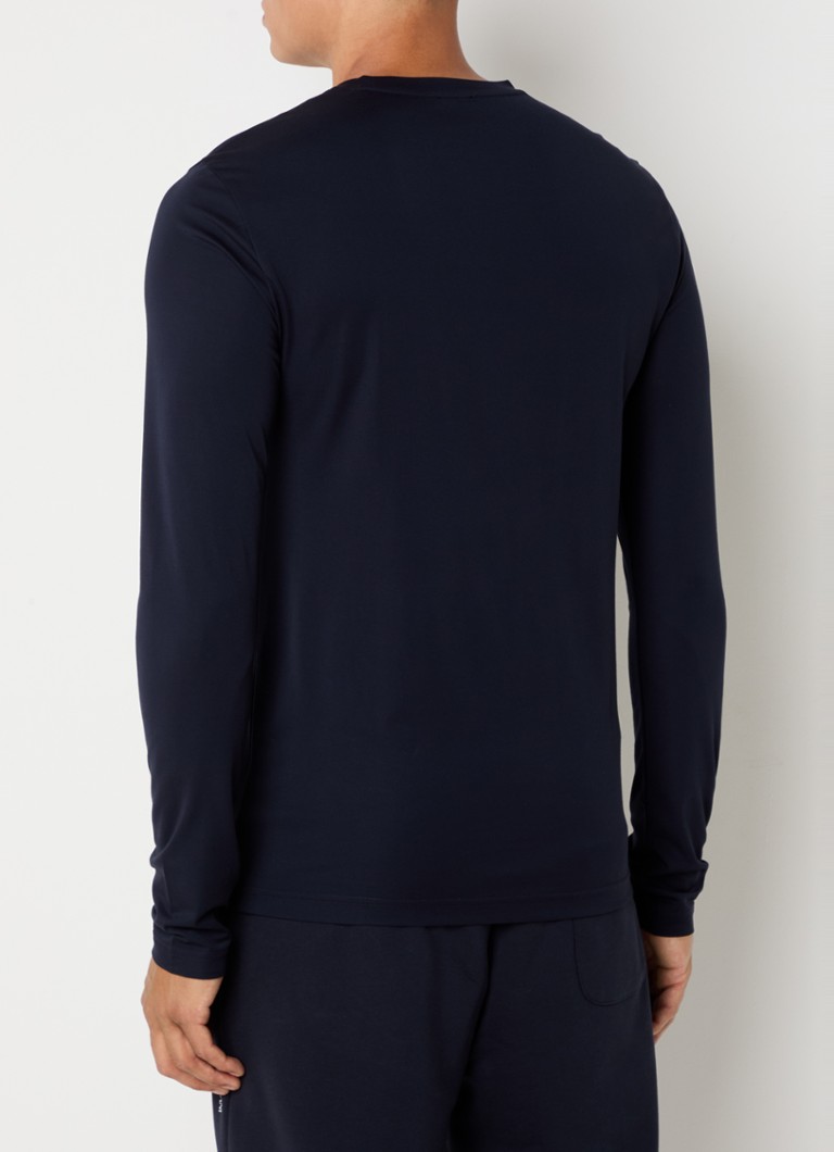 Emporio Armani  Longsleeve met logoborduring