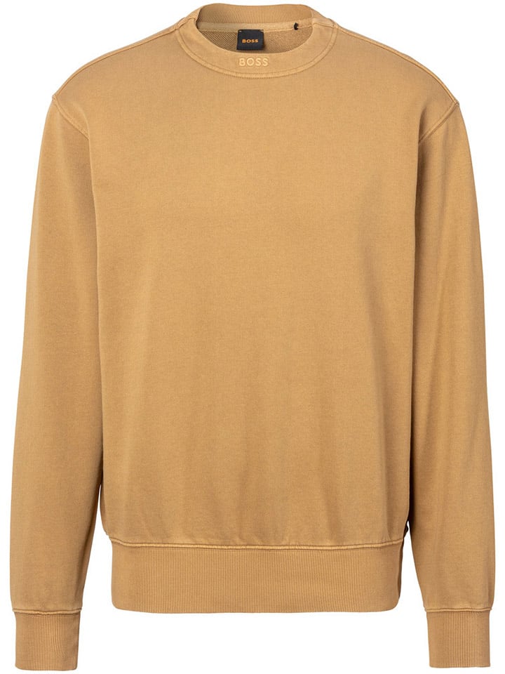 BOSS Orange Sweatshirt in Camel günstig kaufen