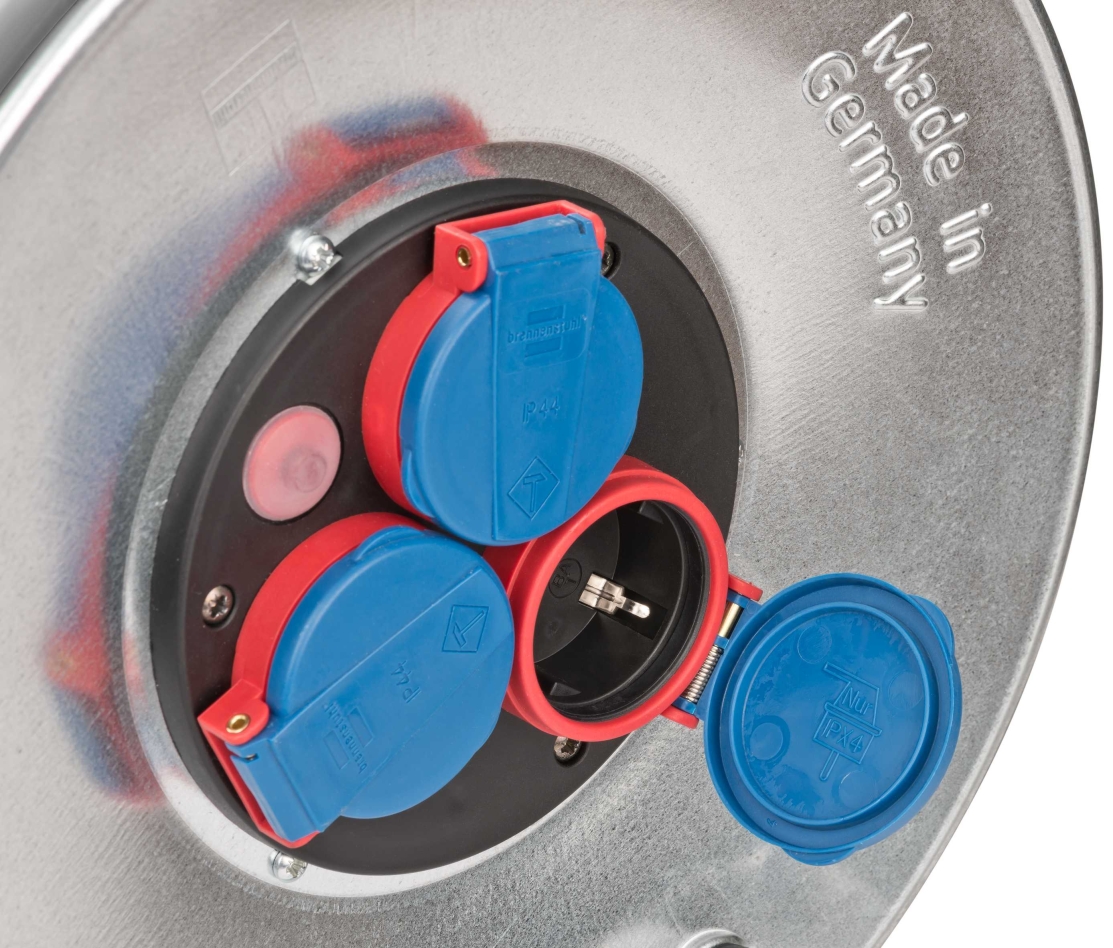 Brennenstuhl 1198530 Avvolgicavo Garant S IP44 50m H05RR-F 3G1.5