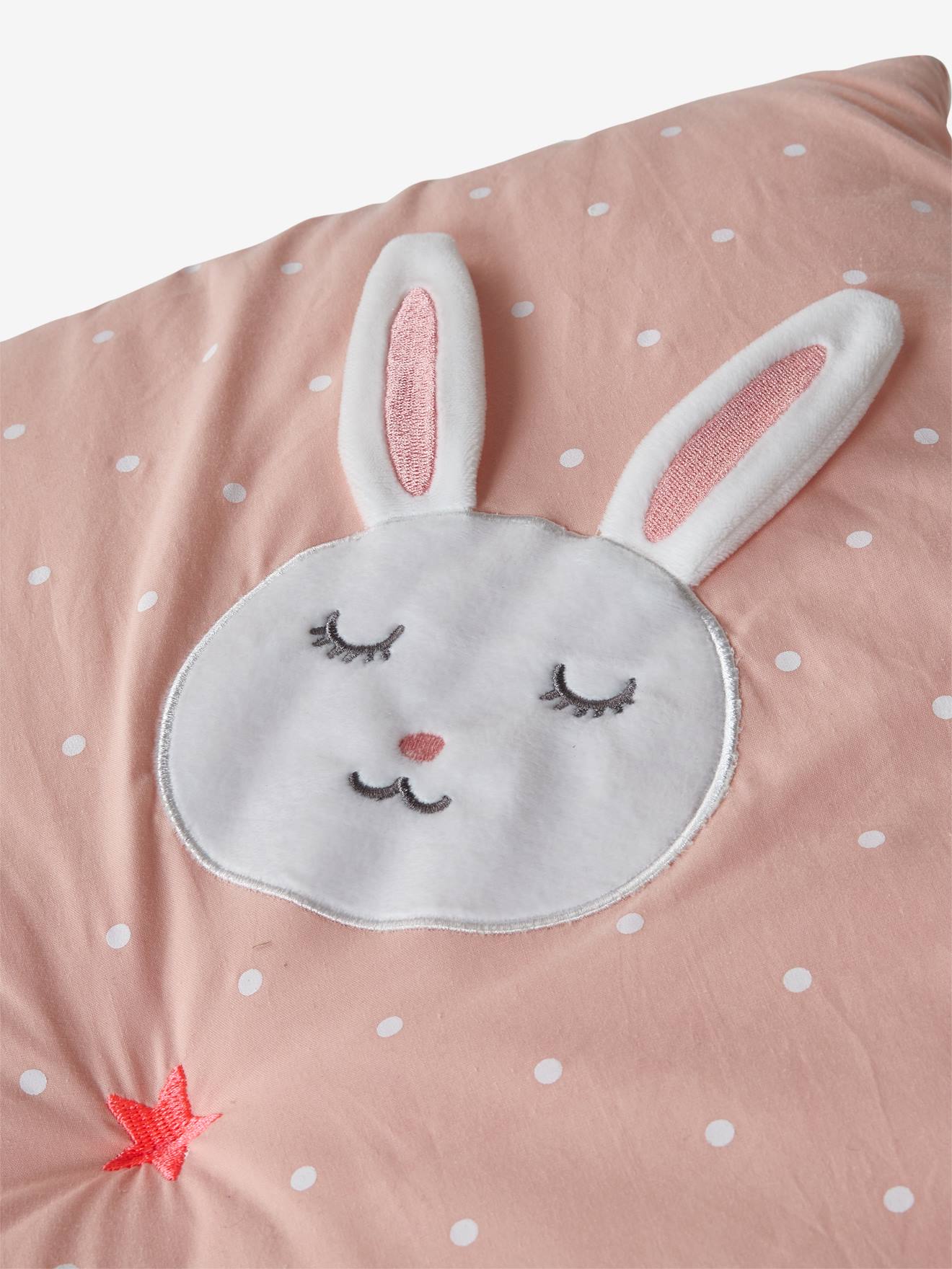 Vertbaudet Baby Activity-Decke SWEET FUN - rosa bedruckt