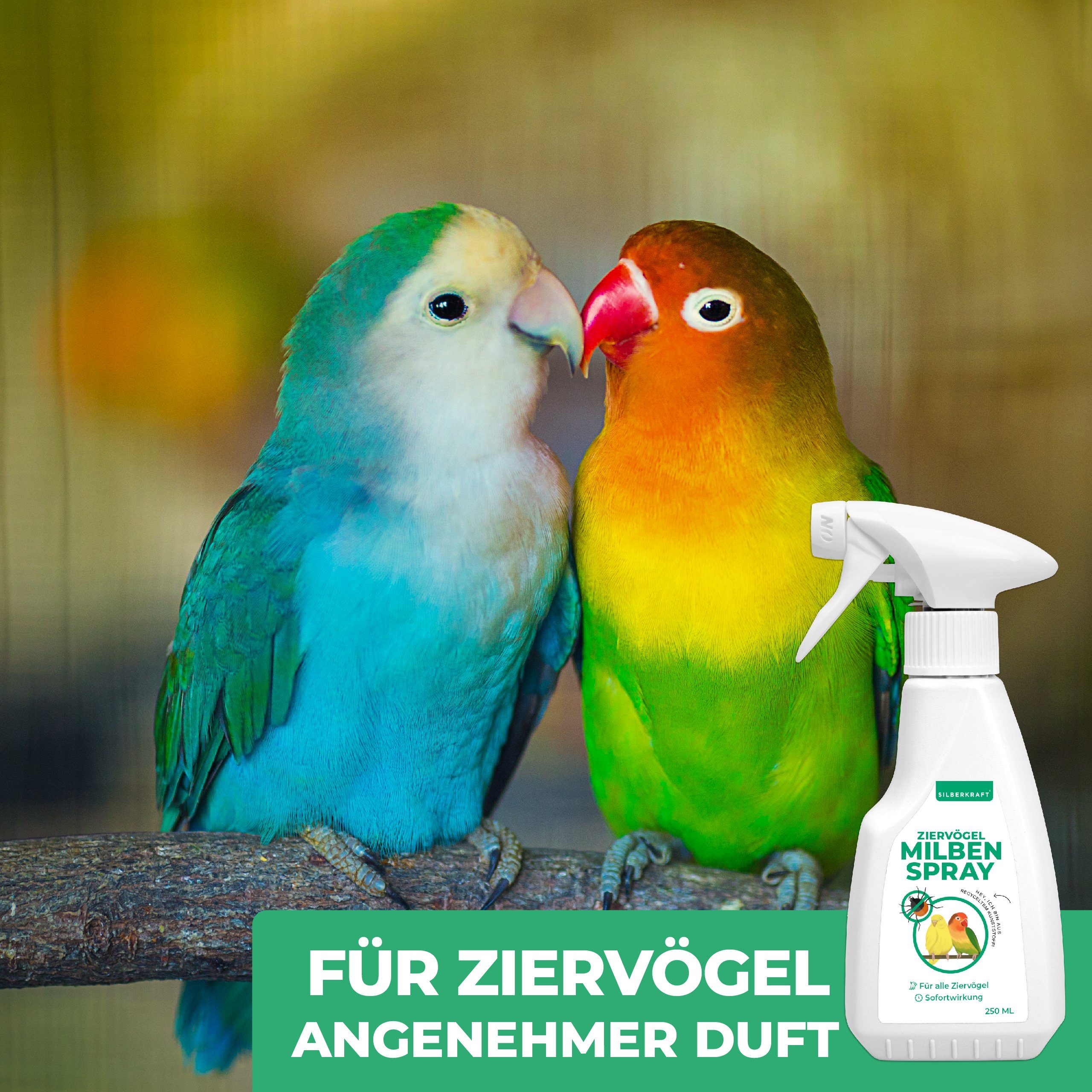 Silberkraft Insektenspray Milbenspray Vögel, 250 ml, 1-St.