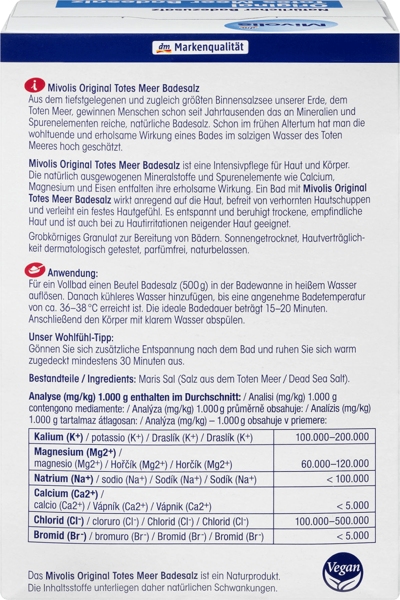 Original Totes Meer Badesalz, 1,5 kg