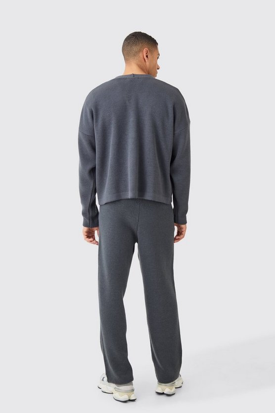 Lockere Strick-Hose