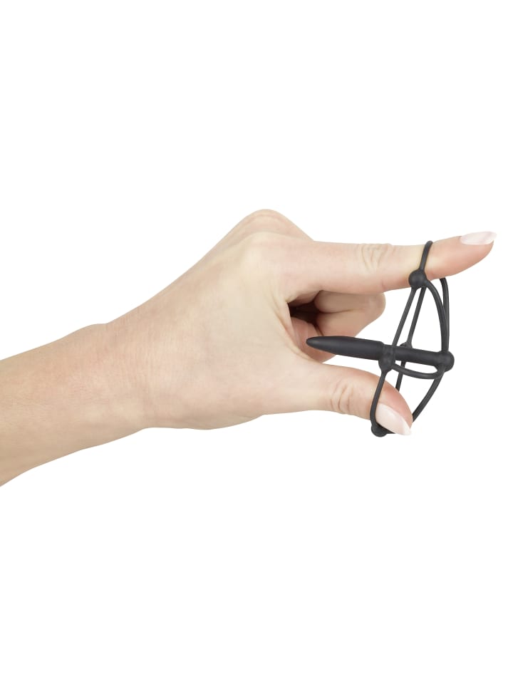 Penisplug Penisplug With Glans Cage in schwarz günstig kaufen 57 mm