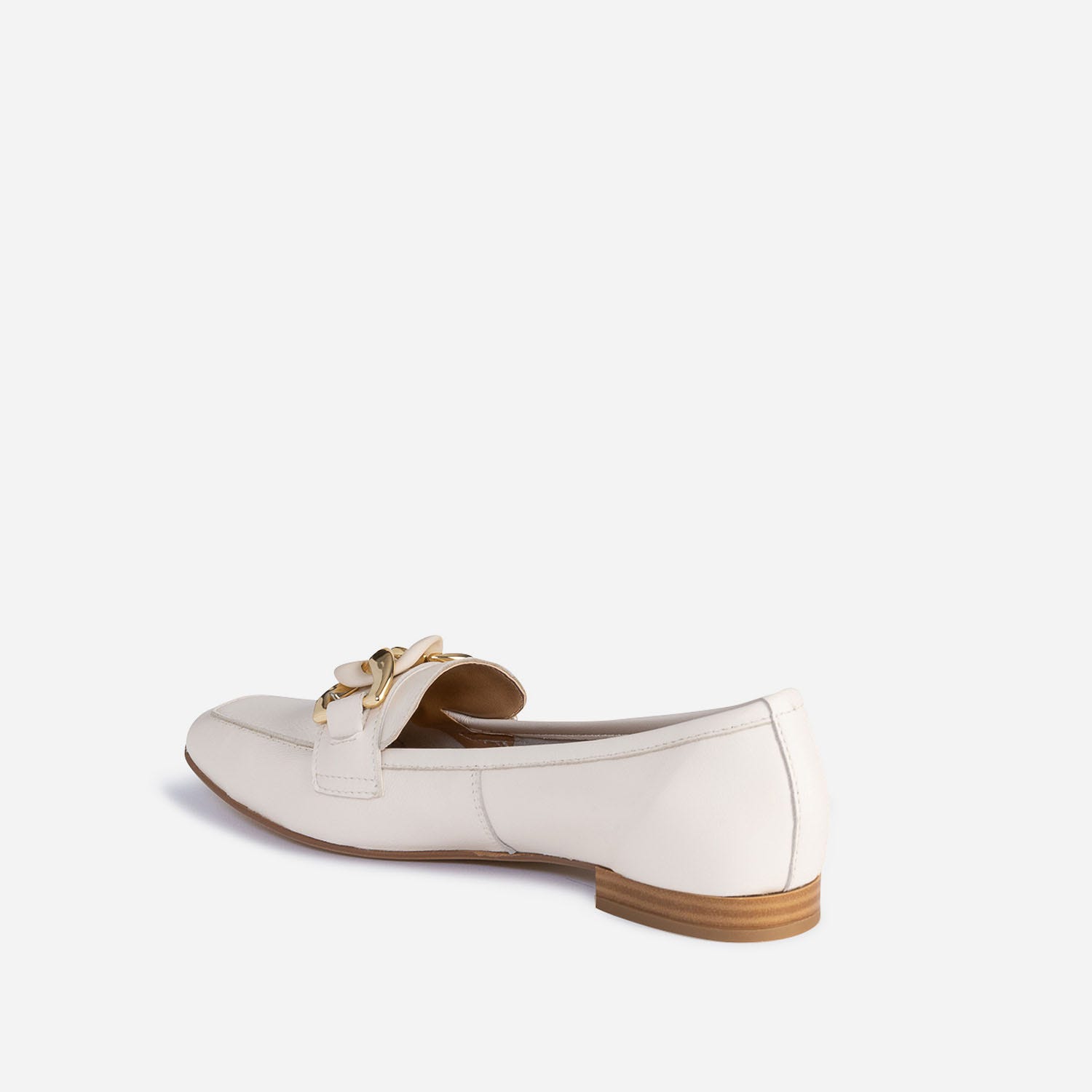 Mocassin beige éco-conçu en cuir