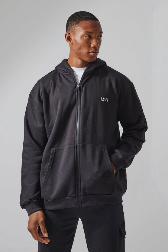 Man Active X Andrei Oversize Hoodie mit Reißverschluss