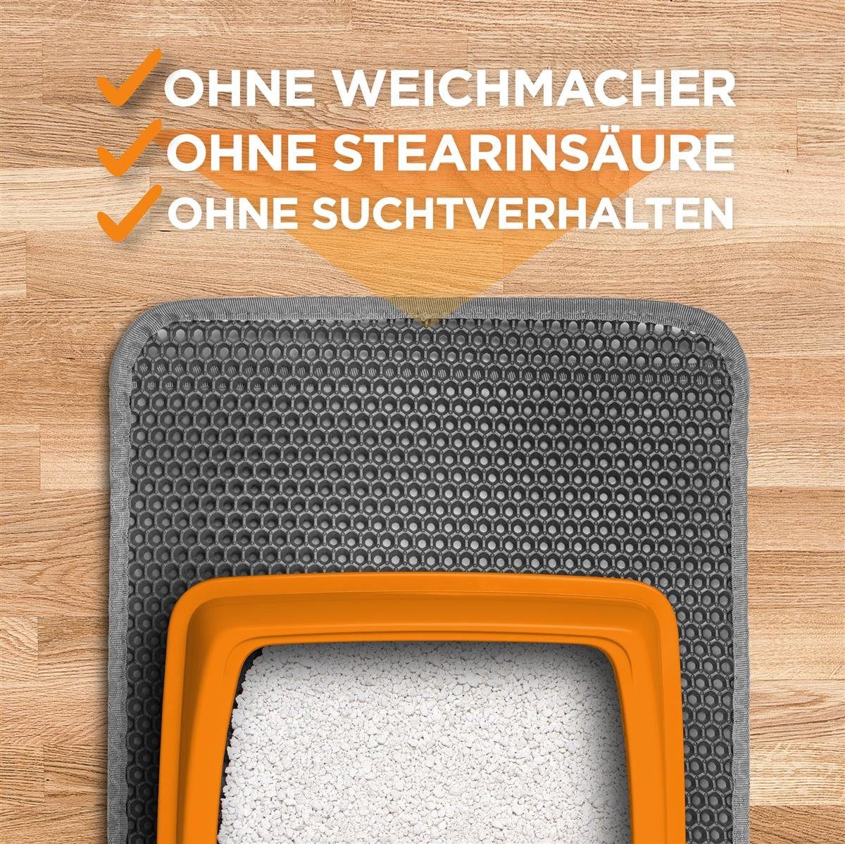 HEIMWERT Katzentoilette Katzenstreu Matte Katzenstreumatte - 76x61cm