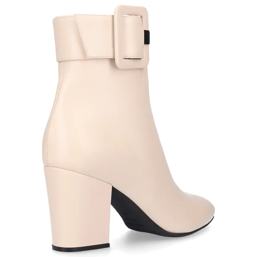 Sergio Rossi - Stiefeletten SR MIA 075 Nappaleder Logo beige - beige