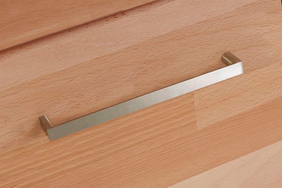 Woltra Wohnwand Falco, (Set, 3-St., 3), Fronten aus Massivholz