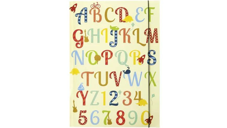 folia Sammelmappe A3 mehrfarbig