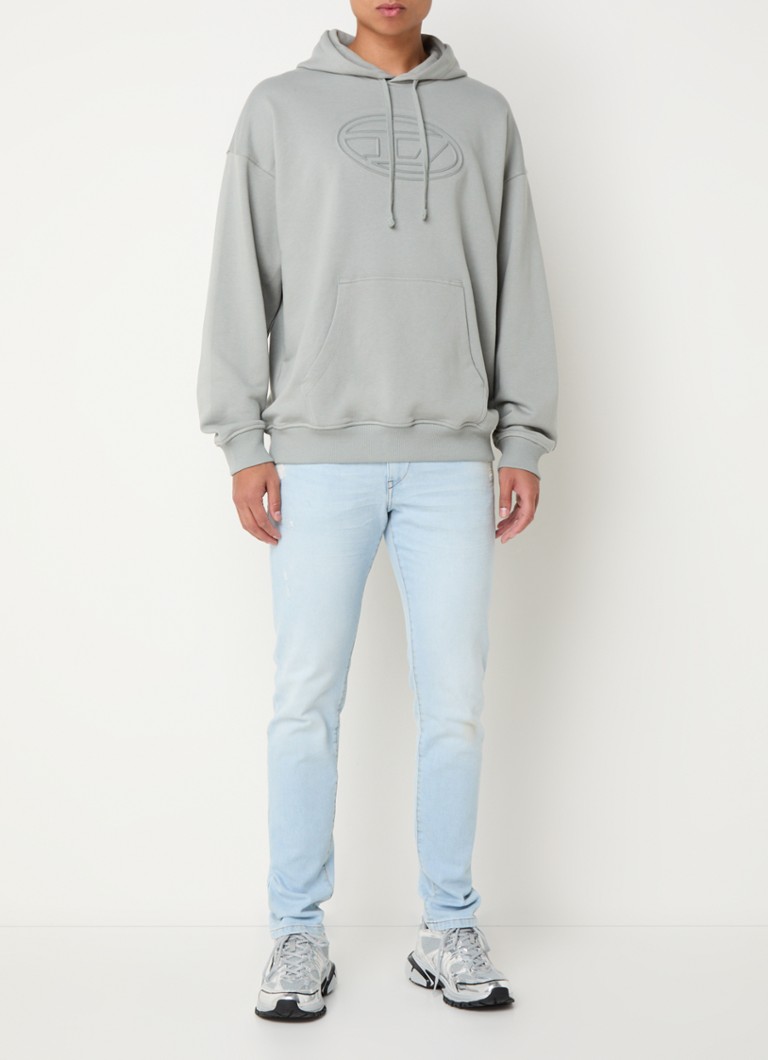Diesel S-Ummer-Bigoval hoodie with 3D logo print