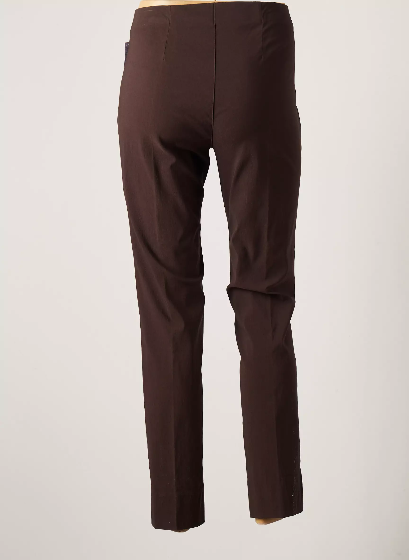 Mode De Paris Pantalon7 8 Femme couleur marron