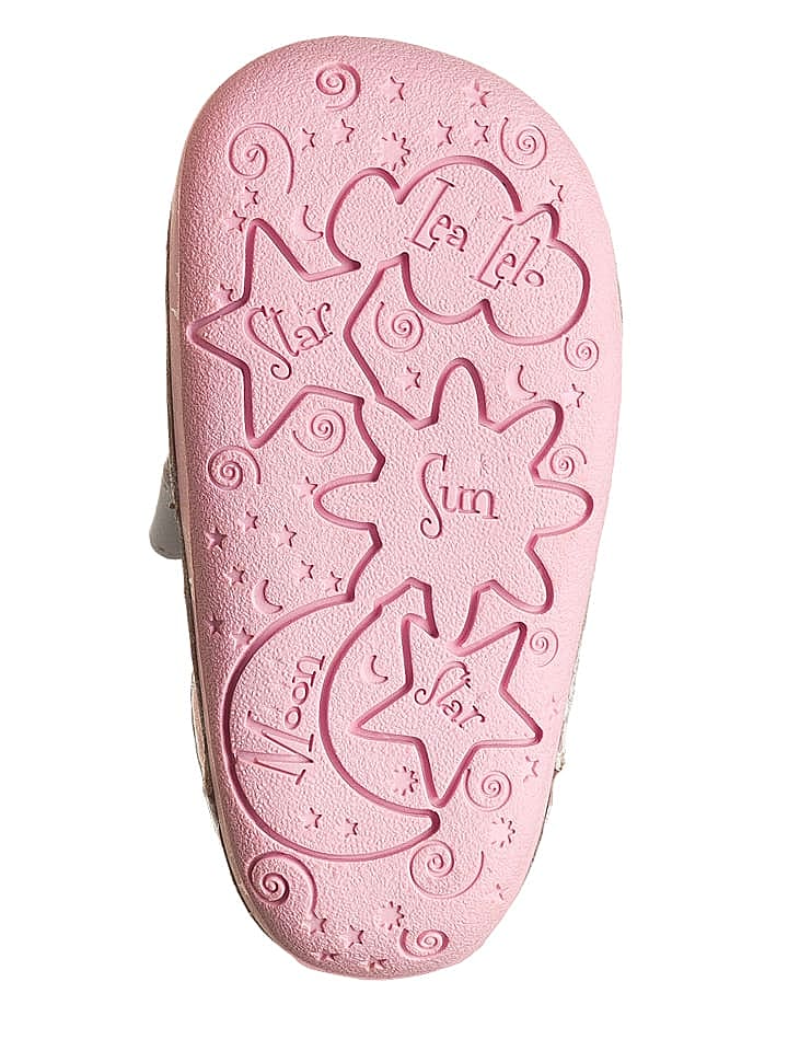 Lea Lelo Leder-Spangenballerinas in Weiß/ Rosa günstig kaufen 18