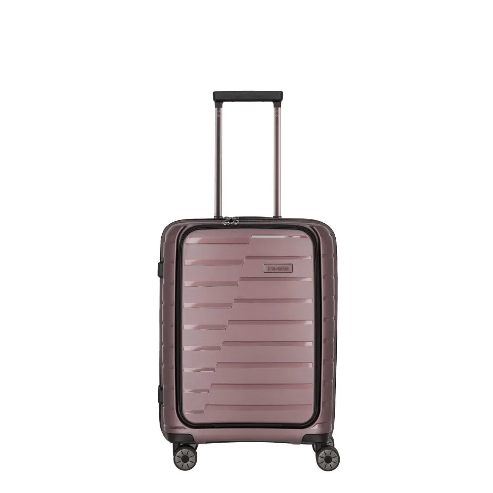 Travelite AIR BASE Trolley S m. Vortasche (4 Räder) - Flieder