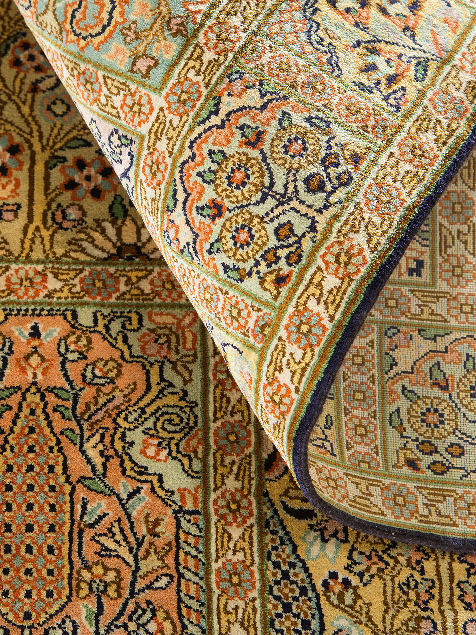 Kaschmir Seide 18/18 ca. 127 x 183 cm, Unikat / Einzelstück