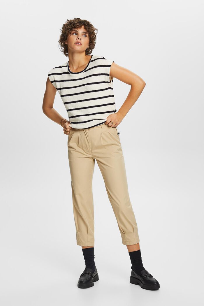 Chinohose in Cropped-Länge