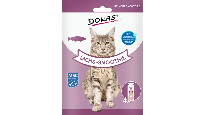 Dokas Katzensnack Lachs-Smoothie 120 ml