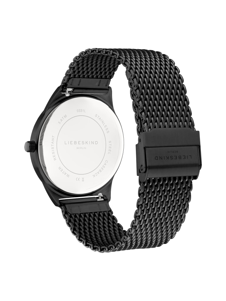 LIEBESKIND BERLIN Armbanduhr in schwarz günstig kaufen onesize