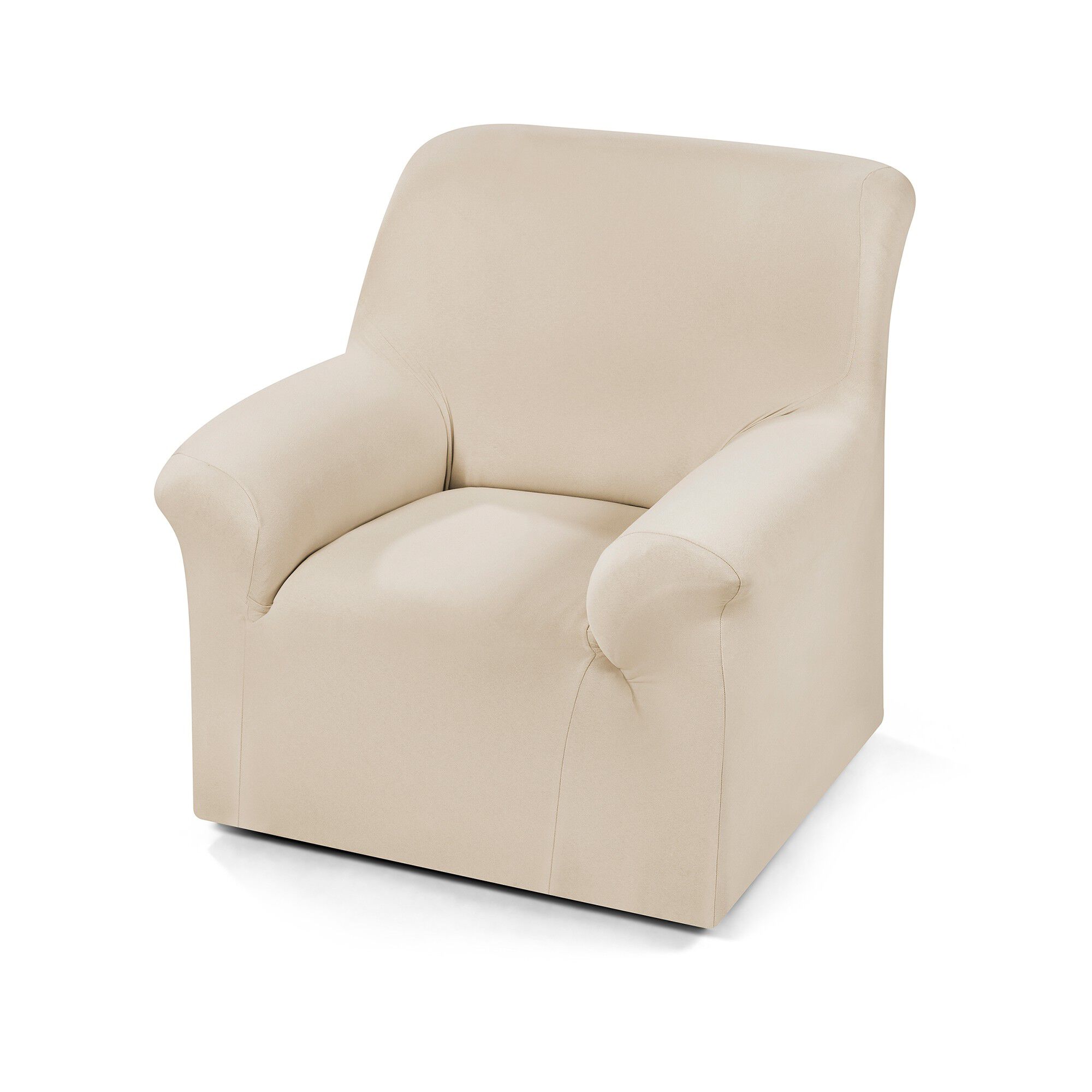 Housse fauteuil et canapé unie bi-extensible