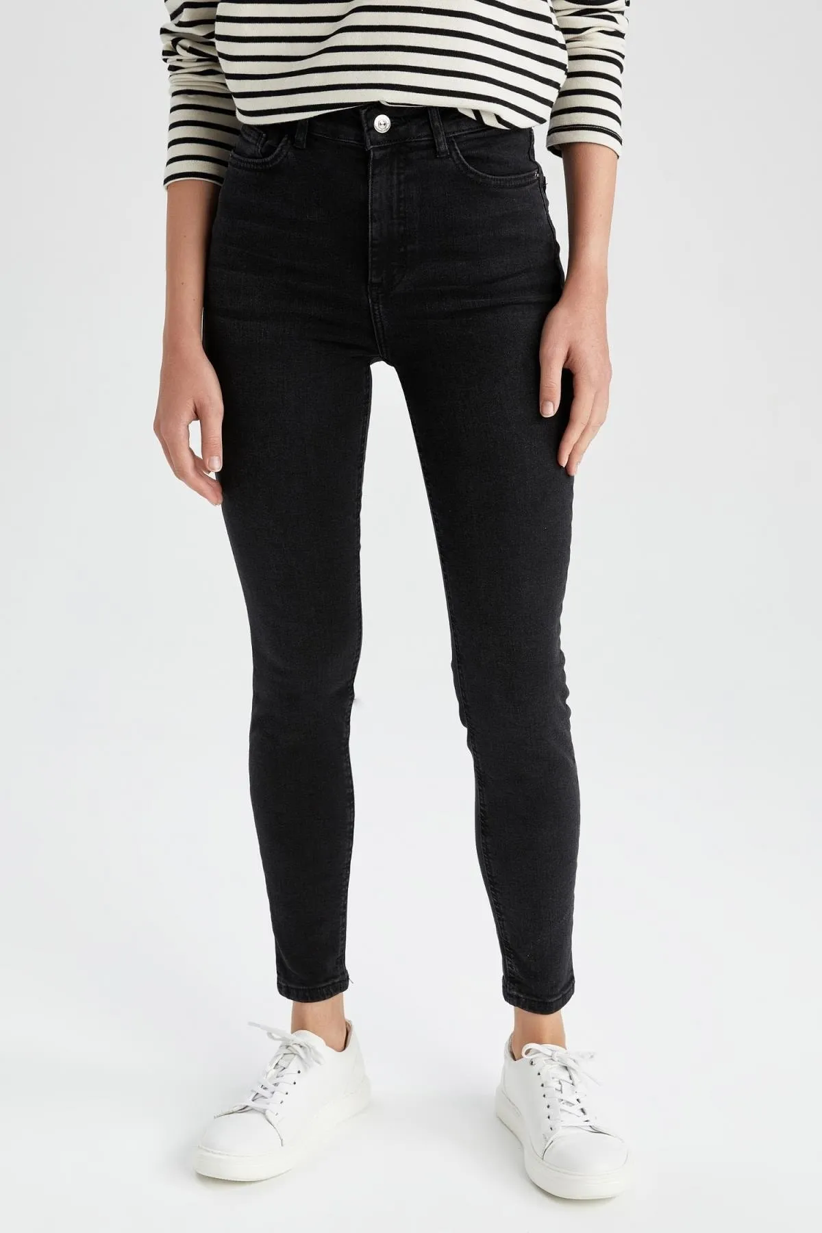 DeFacto  Super Skinny Fit Jeanshose mit hoher Taille
