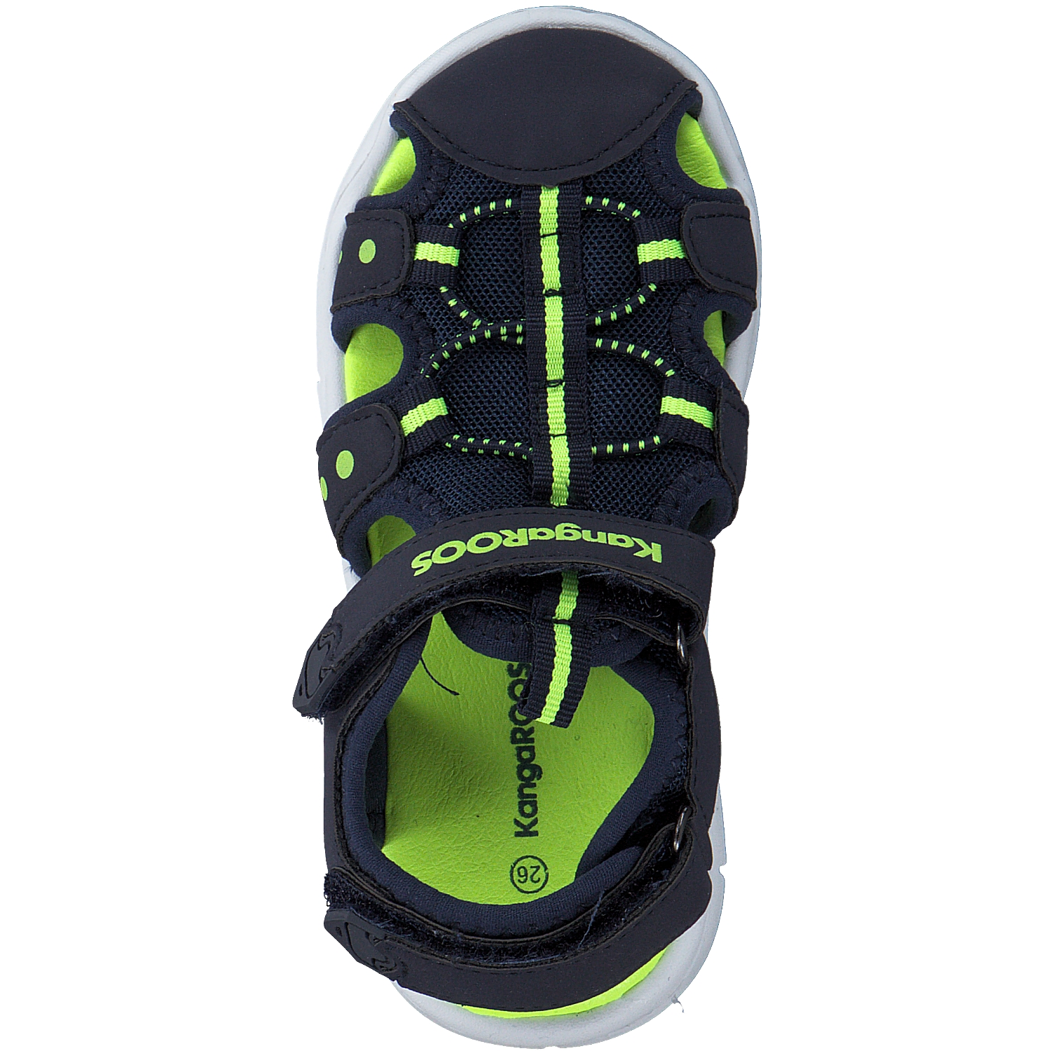 KangaROOS K-Grobi 02035, Sandalen (Kinder), Kinder, Blau/Grün