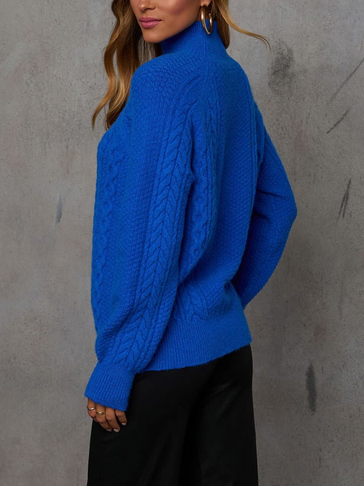 Milan Kiss Pullover in Blau günstig kaufen