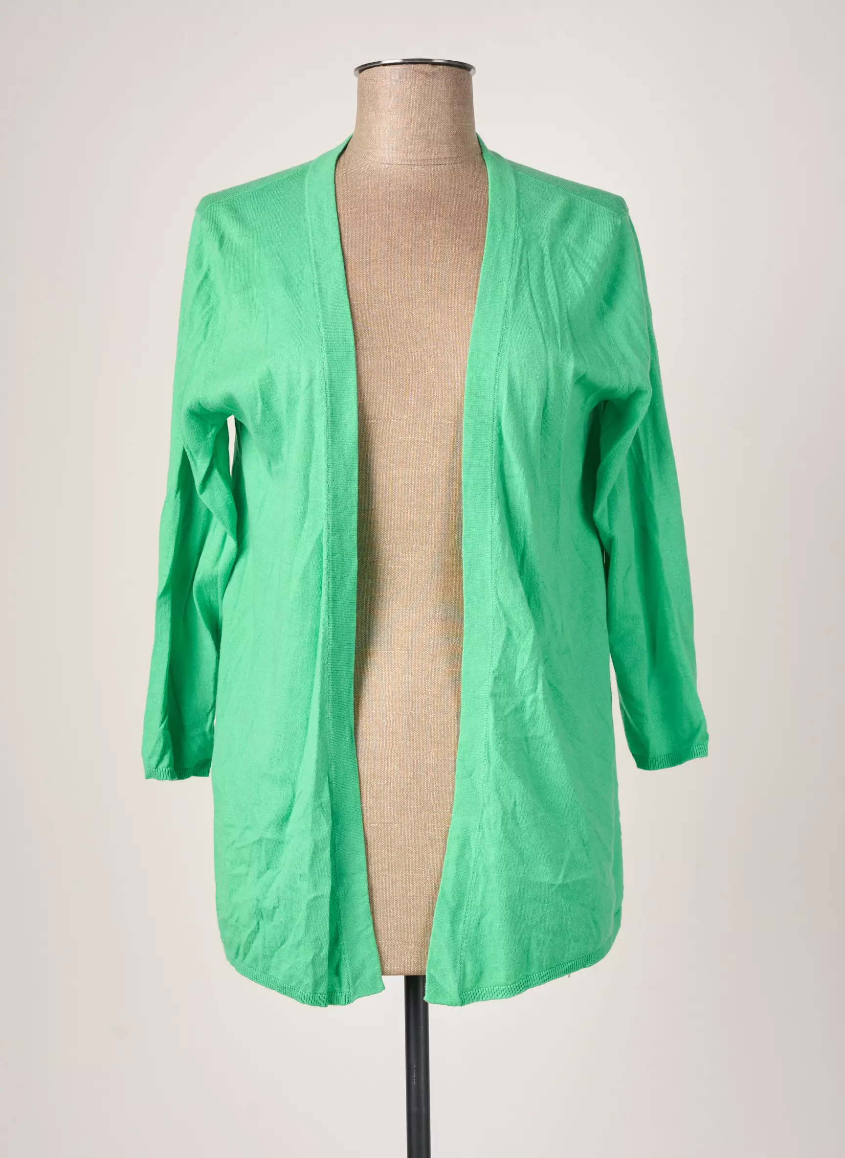 Estheme Cardigans Femme couleur vert