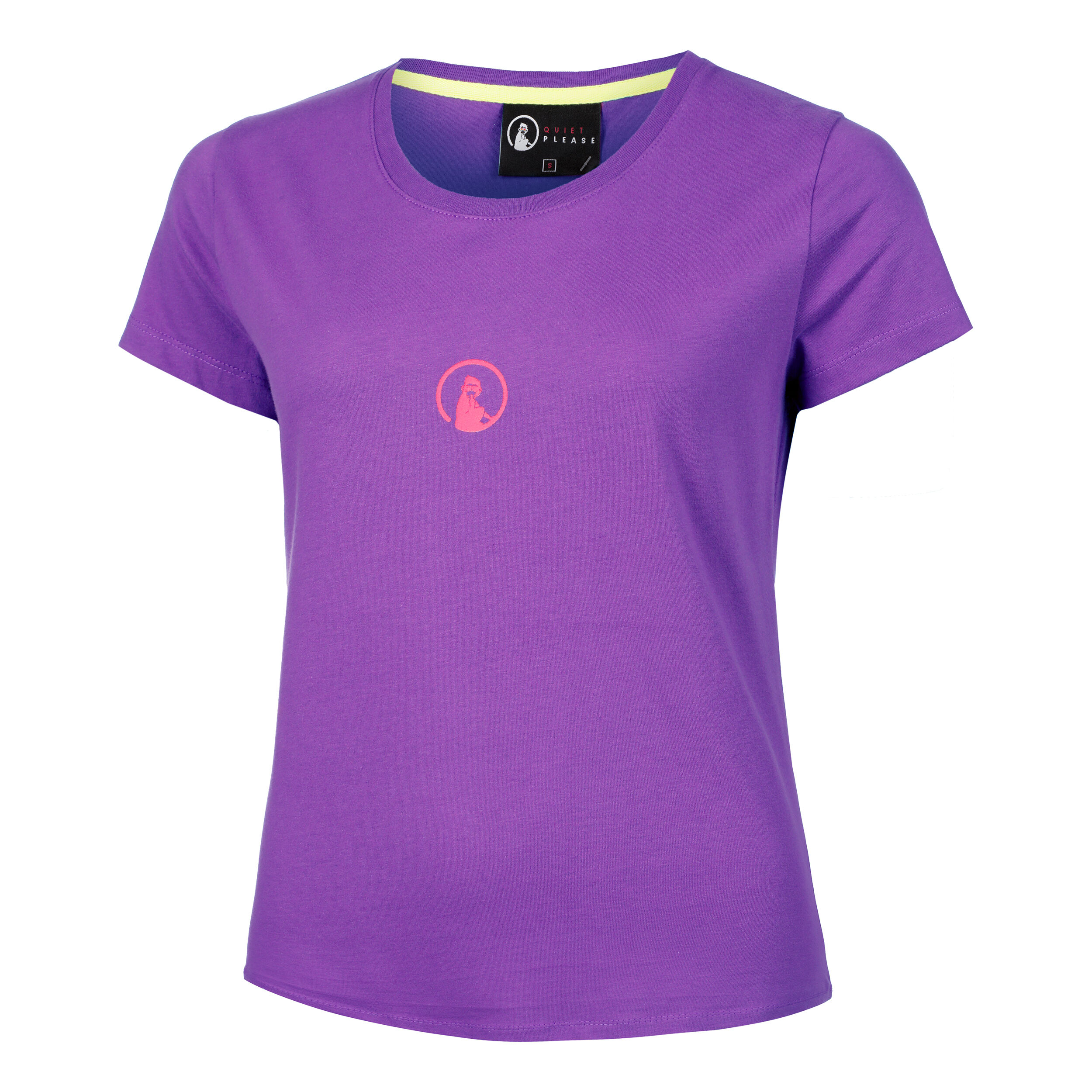Flashy Backprint T-Shirt Damen - Berry, Mehrfarbig