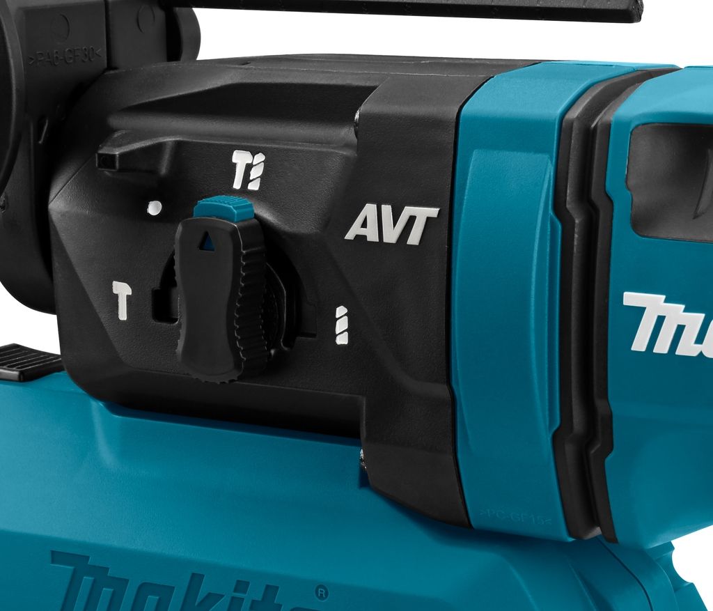 Makita DHR182ZWJU kombinuotas perforatorius 18 voltų be akumuliatorių ir įkroviklio + su dulkių ištraukimu ir AWS siųstuvu