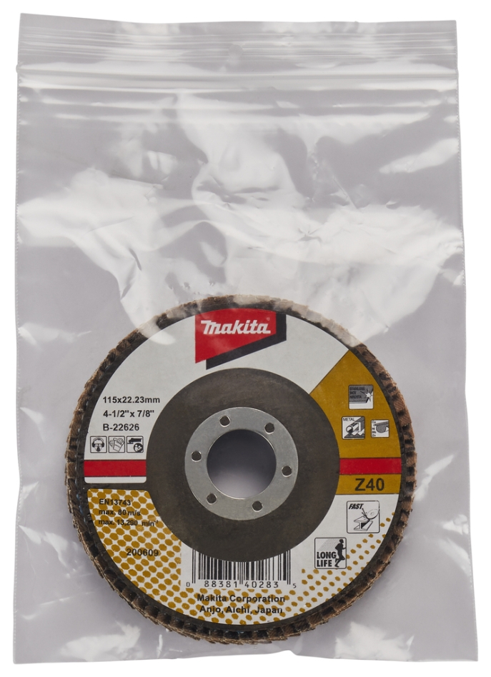 Makita Tilbehør B-22626 Lamskive 115mm Z40