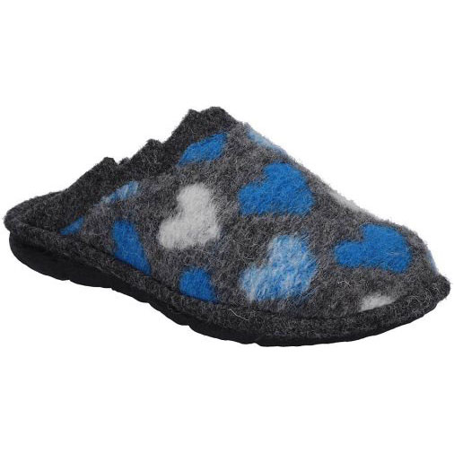 WESTLAND Hausschuh Lille 100, blau-multi