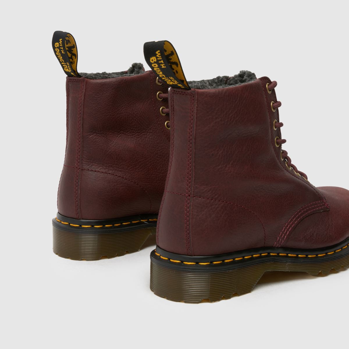 Dr Martens 1460 Warmwair-stövlar i vinröda