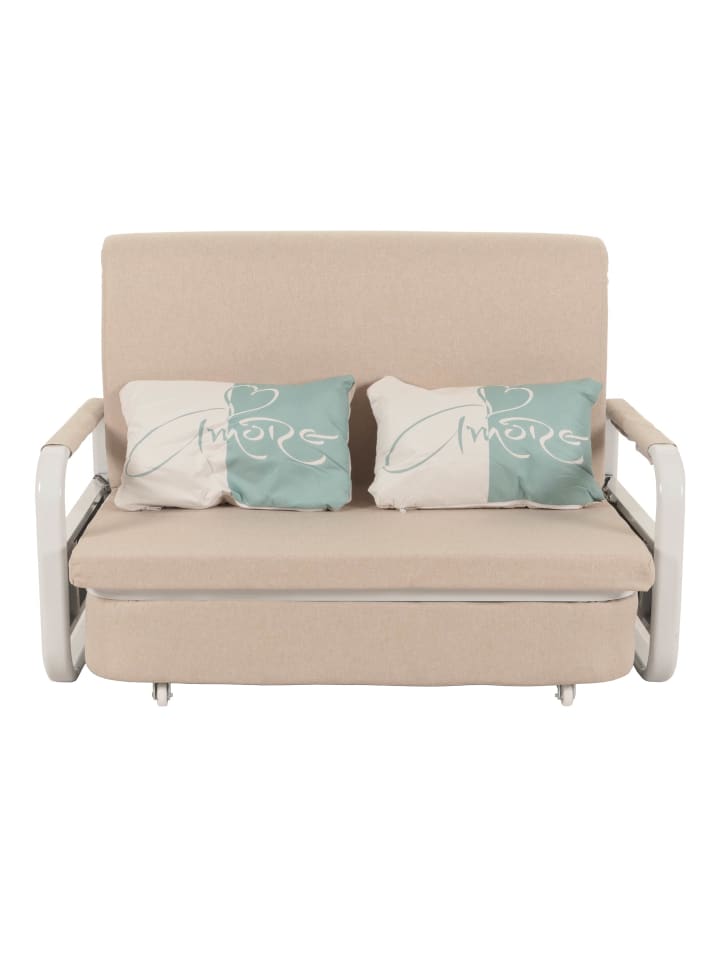 MCW Schlafsofa M83, Stoff/Textil beige günstig kaufen onesize