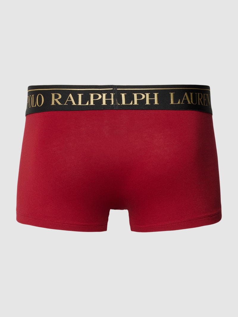 Trunks mit Label-Stitching in rot