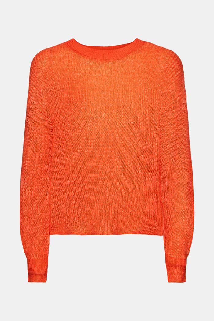 Mohairpullover aus Wollmix