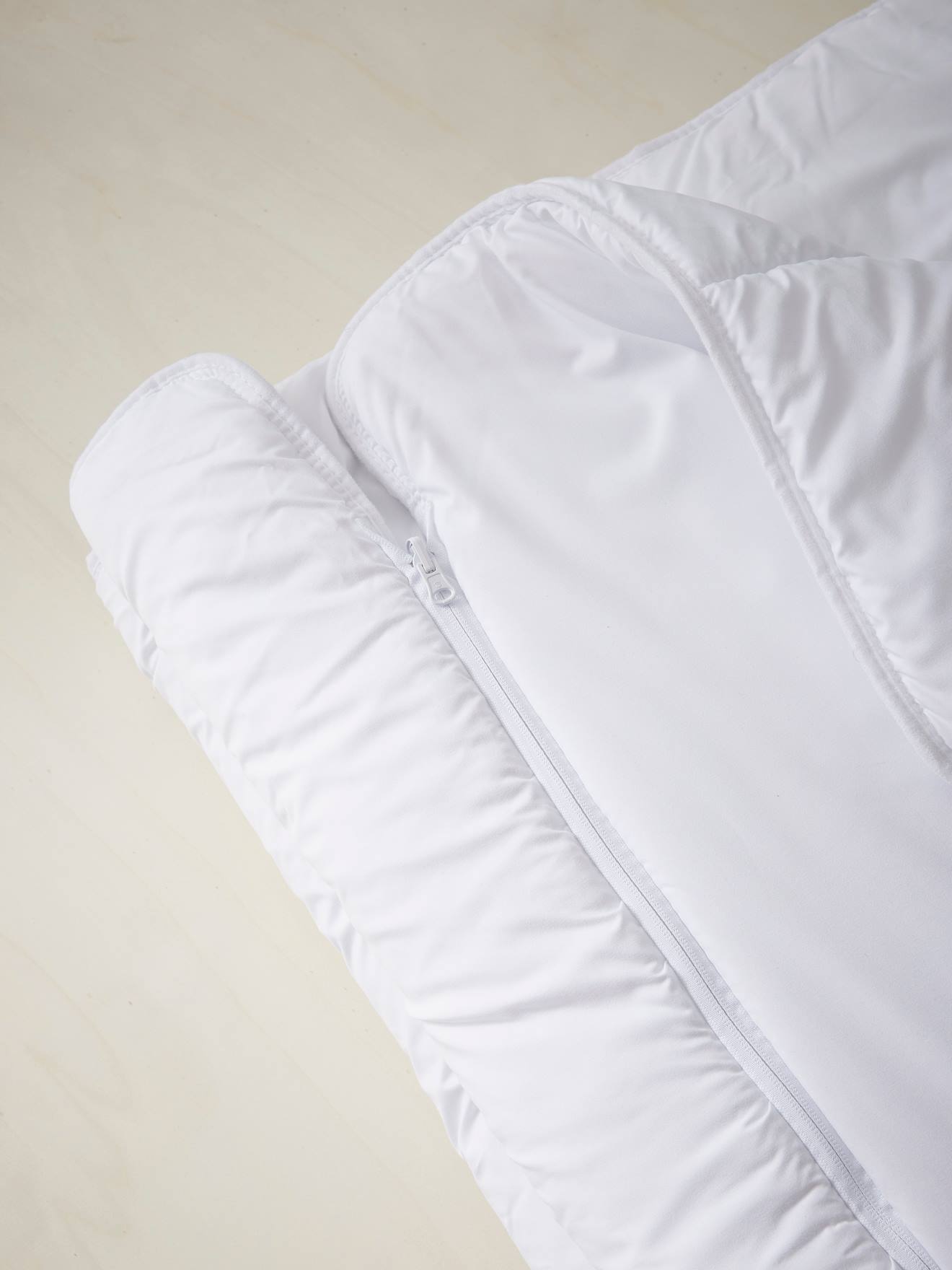 Vertbaudet Mitwachsende Kinder Bettdecke mit Recycling-Polyester - weiß