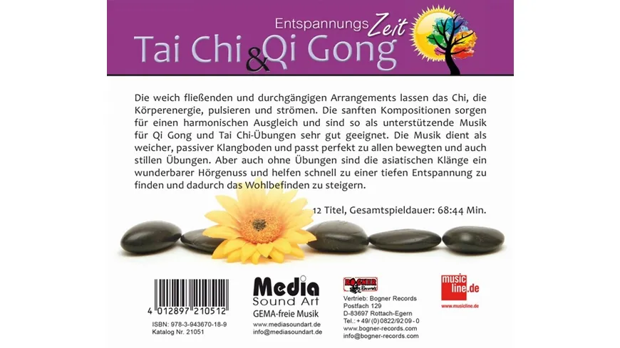 Tai Chi & Qi Gong Regenerative Entspannungsmusik