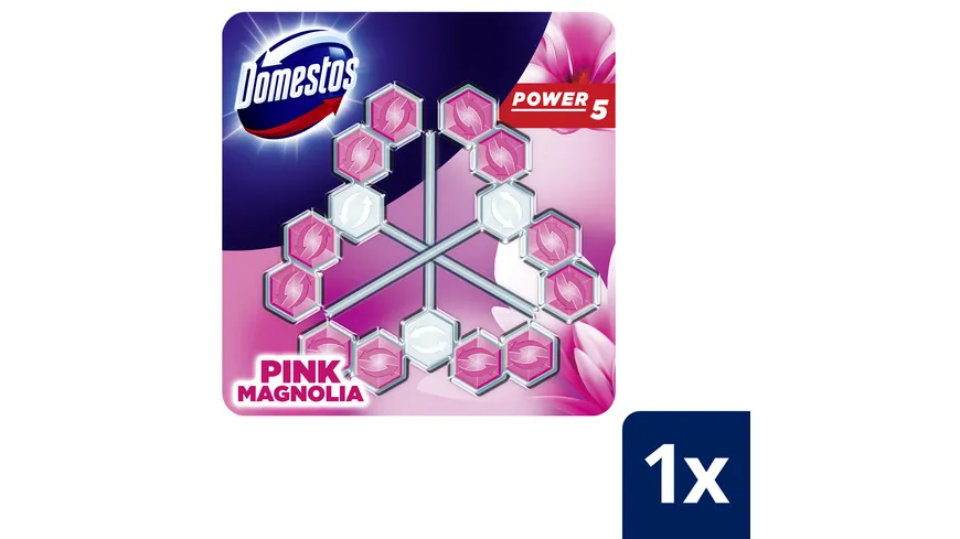 Domestos Power 5 WC-Stein Pinke Magnolie 165 g