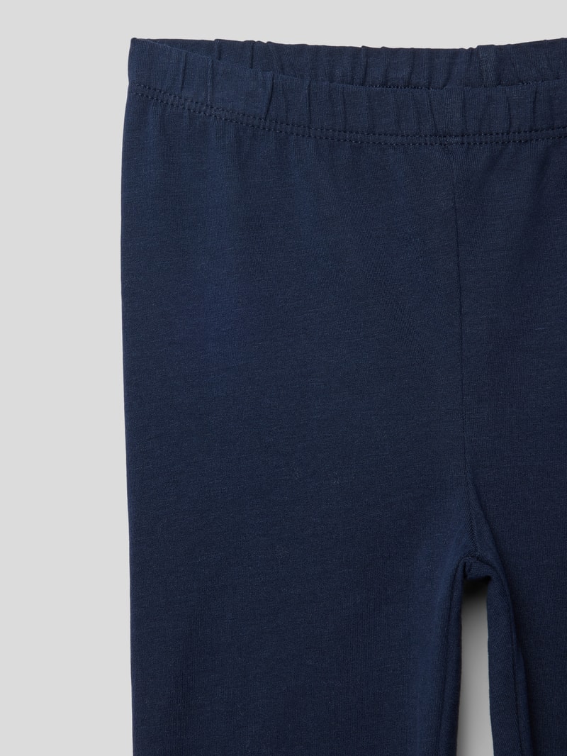 Leggings mit elastischem Bund in marineblau