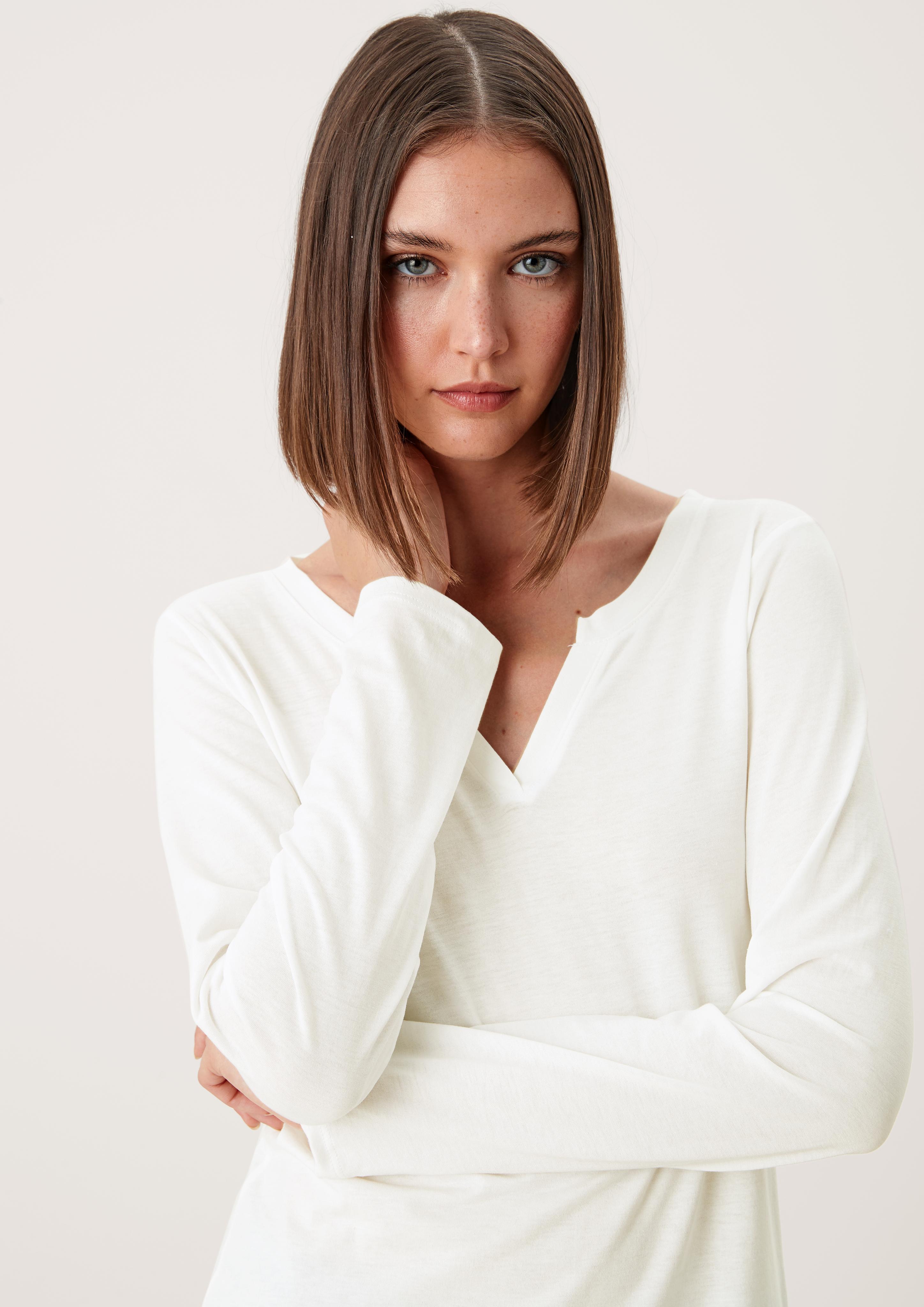 Langarmshirt im cleanen Look  45.899.31.X014-0200