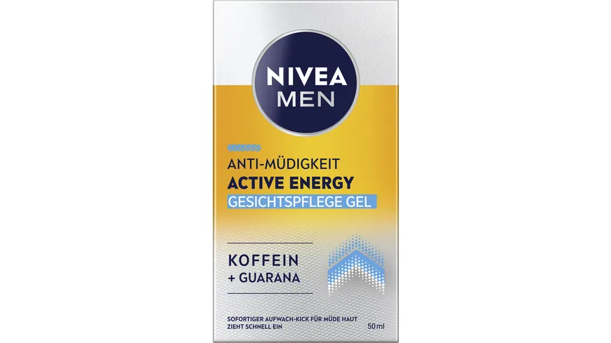 NIVEA MEN Active Energy Gesichtspflege Gel 50 ml