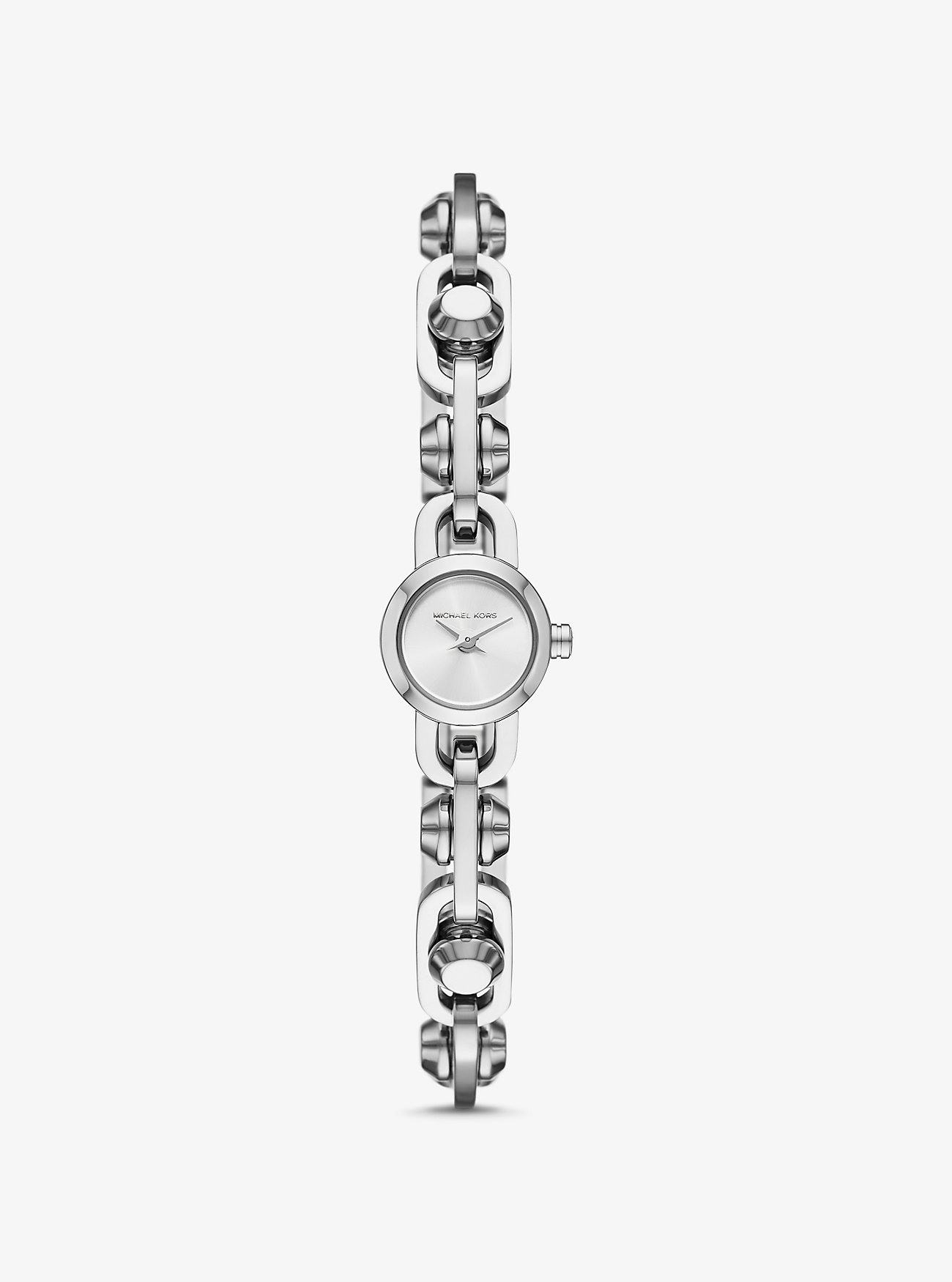 Mini Astor Link Silver-Tone Bracelet Watch - SILVER