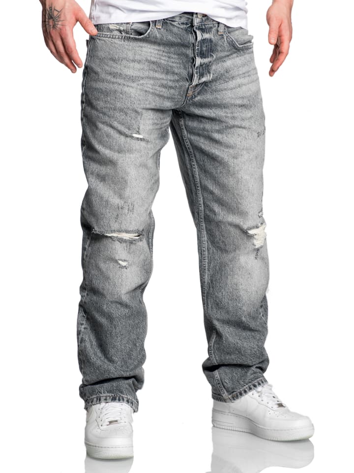 Amaci&Sons 90s Baggy Jeans YAKIMA in Grau günstig kaufen