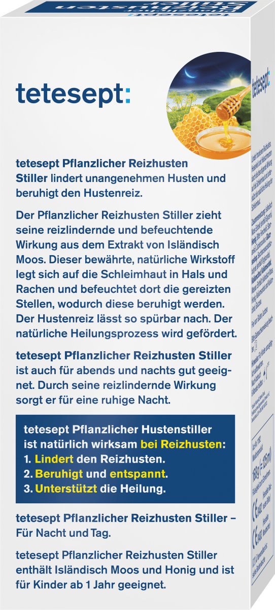 Hustensaft Pflanzlicher Reizhusten Stiller, 125 ml