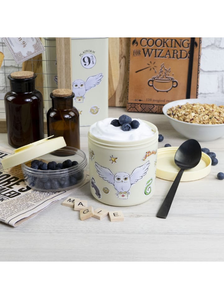 Geda Labels Food to go Becher Harry Potter Eule in Gelb - 500ml günstig kaufen onesize