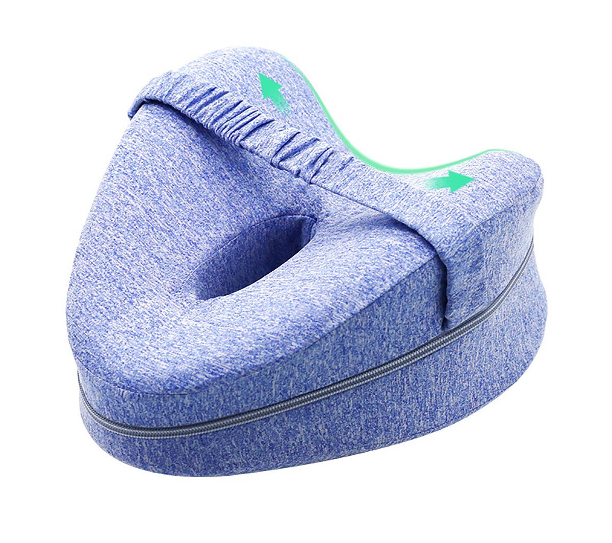Uana Seitenschläferkissen Kniekissen für Seitenschläfer,Beinkissen aus Memory-Schaum, 1-tlg.