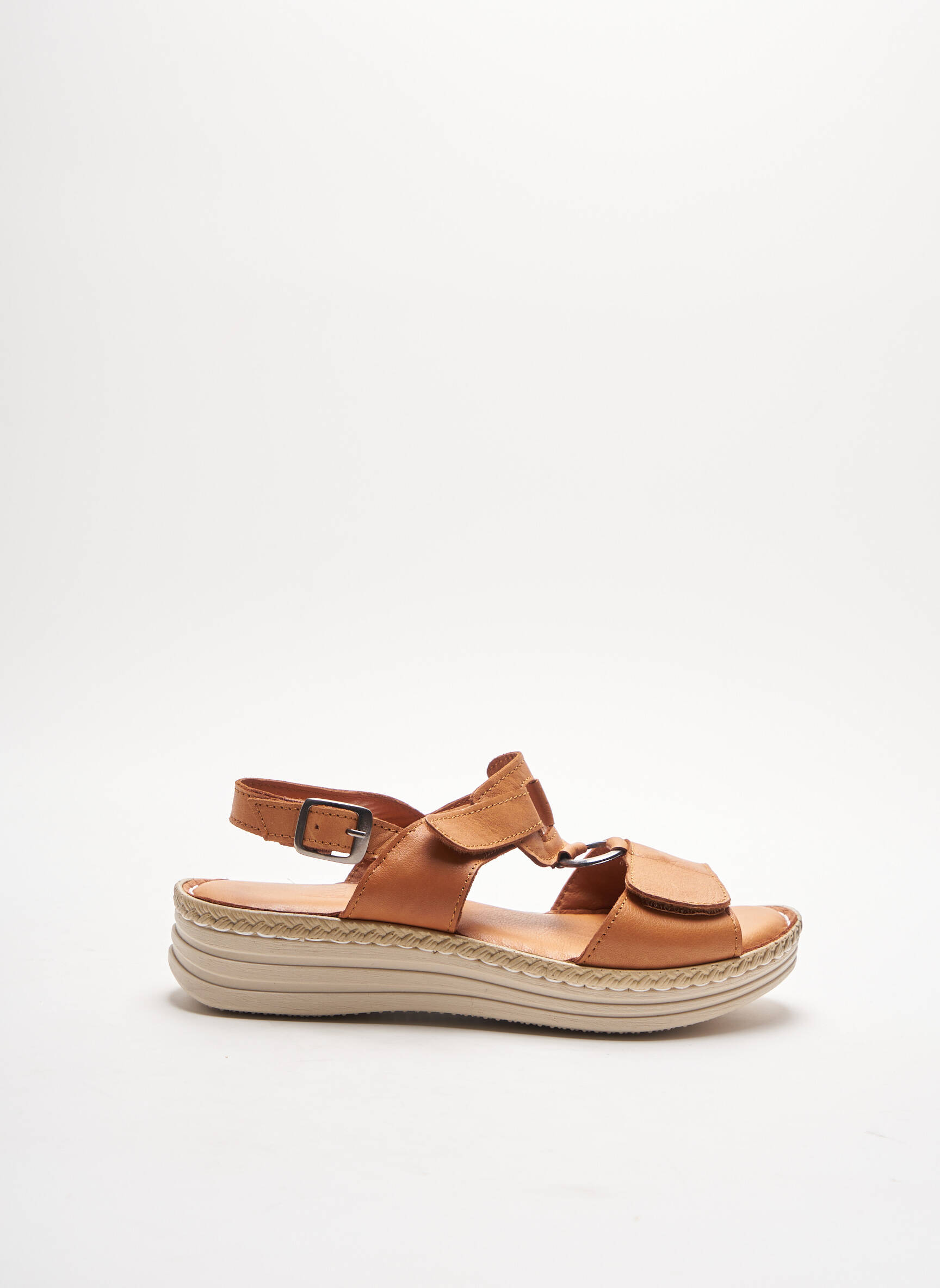 Elue Par Nous Sandales Nu Pieds Femme couleur marron